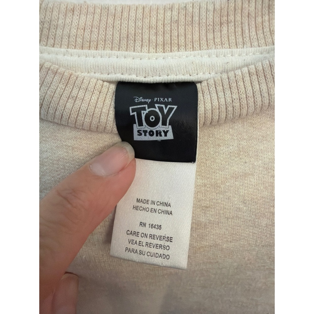 Disney Pixar Toy Story Woody & Buzz Ultimate Duo Sweatshirt Tan 3T - Picture 4 of 6